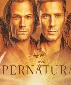 Supernatural Series Poster paint by numbers