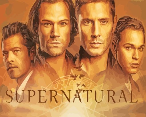 Supernatural Series Poster paint by numbers