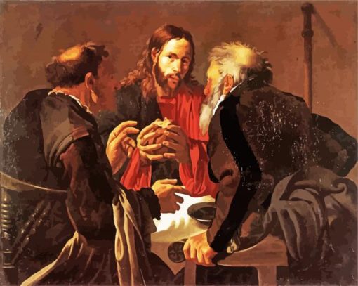 Supper At Emmaus Art paint paint by numbers