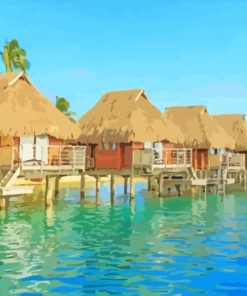 Aesthetic Bora Bora paint by numbers