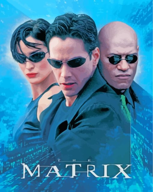 The Matrix Poster paint by numbers