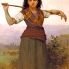 The Shepherdess Realism Art paint by numbers