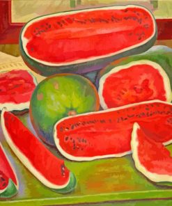 The Watermelons Diego Rivera paint by numbers