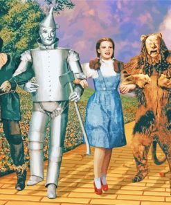Characters Of The Wizard Of OZ paint by numbers