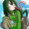Tsuyu Asui Character paint by numbers