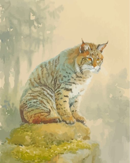 Lynx Wild Cat Art paint by numbers