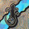 Aboriginal Lizard Reptile paint by numbers
