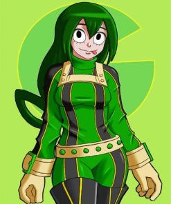 Aesthetic Tsuyu Asui Froppy paint by numbers