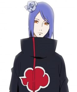 Aesthetic Konan Character paint by numbers