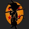 Son Goku Silhouette paint byb numbers