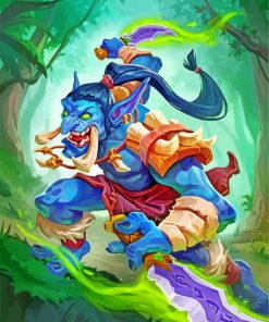 Hearthstone Monster paint by numbers