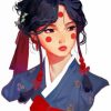 Asian Girl Art paint by numbers