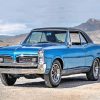Aesthetic Blue GTO Car paint by numbers
