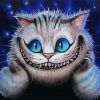 Cheshire Smile Cat paint by numbers