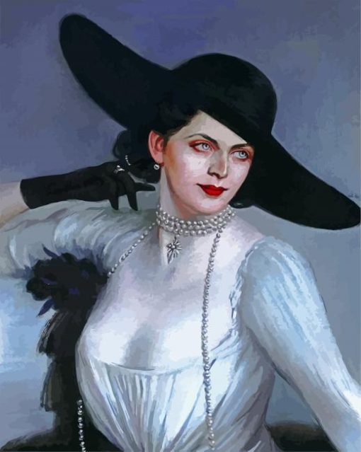 Classy Vintage Vampire paint by numbers