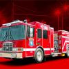 Cool Firetruck Tenders paint by numbers