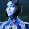 Cortana Halo paint by numbers