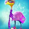 Emo Emu Bird paint by numbres