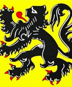 Flag Of Flanders paint by numbers