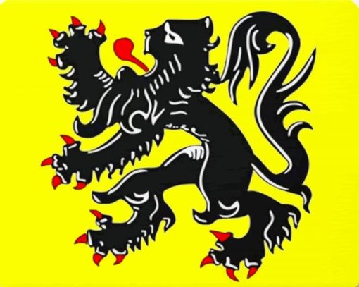 Flag Of Flanders paint by numbers