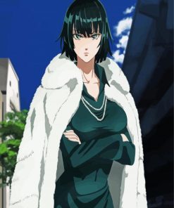 Classy Fubuki Character paint by numbers
