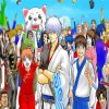 Gintama Anime Poster Paint By Numbers - Canvas Paint by numbers