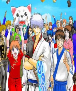 Gintama Anime Series paint by numbers