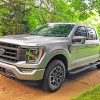 Grey Ford F150 paint by numbers