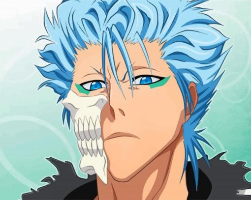 Grimmjow Japanese Anime paint by numbers