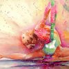 Colorful Gymnastics Girl paint by numbers