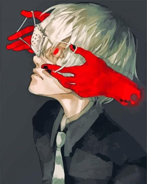 Tokyo Ghoul Character paint by numbers