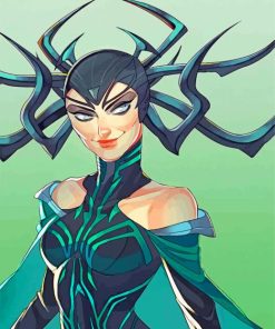 Hela Illustration Art paint by numbers