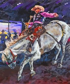 Houston Rodeo Art paint by numbers