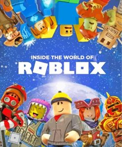 Inside The World Of Roblox paint by numbers