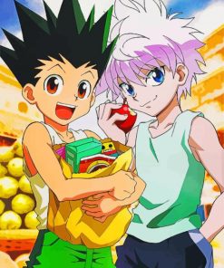 Killua And Gon Anime paint by numbers