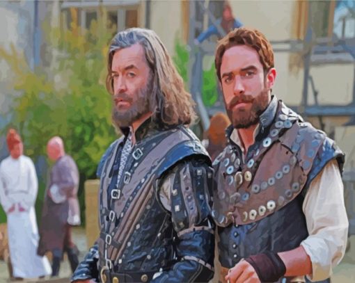 King Richard And Galavant paint by numbers