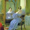 Lady In Front Of Mirror paint by numbers