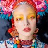 Woman With Colorful Headdress paint by numbers