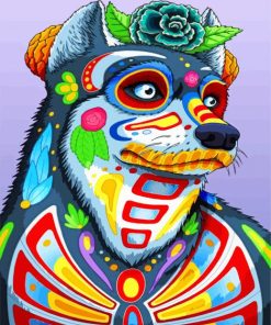 Mexican Dog paint by numbers