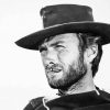 Monochrome Clint Eastwood paint by numbers