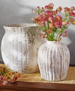 Pottery Vases Flowers paint by numbers
