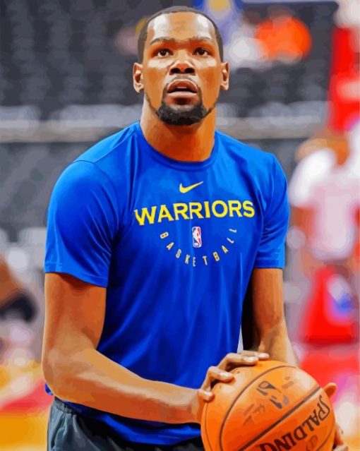 The Basketball Player Kevin Durant paint by numbers