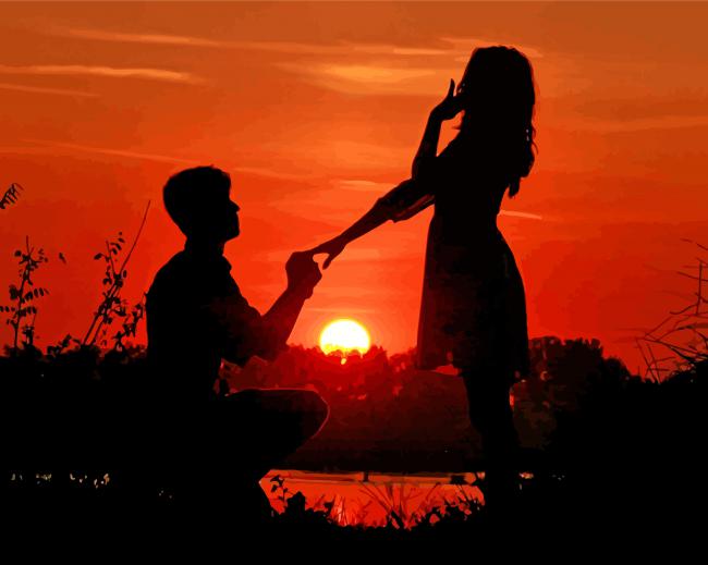 Proposal Silhouette paint by numbers