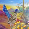 Roadrunner Bird Art paint by number