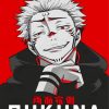 Sukuna Character Poster paint by numbers