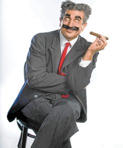 The Comedian Groucho Marx paint by numbers