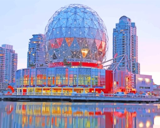Vancouver Science World paint by numbers