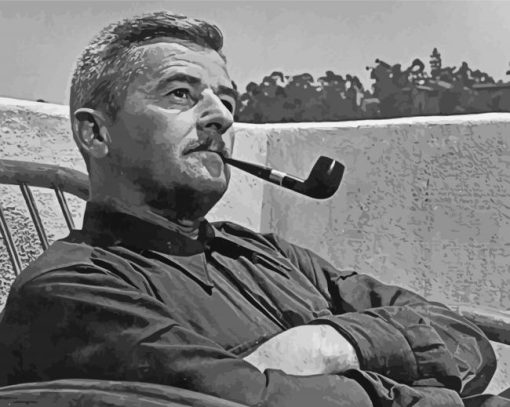 William Faulkner paint by numbers