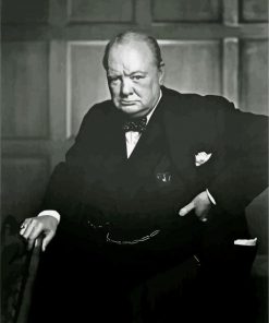 Winston Churchill Prime Minister paint by numbers