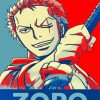 Zoro One Piece Illustration paint by numbers